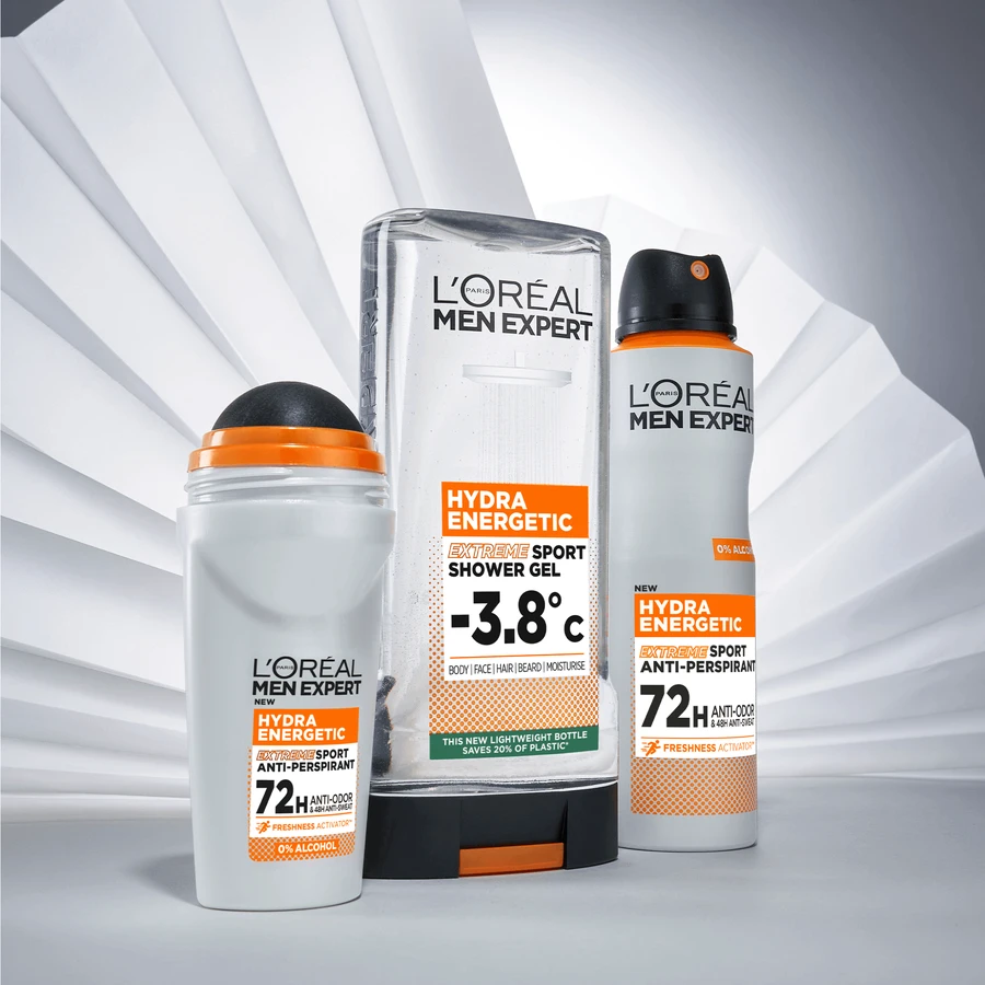 L'Oréal Paris Men Expert Hydra енергійний антиперспірант для екстремальних видів спорту, 150 мл: ціни та характеристики