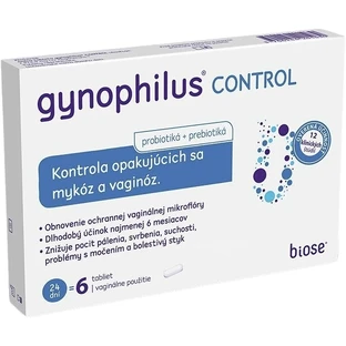 Гинофилус Контроль Biose Gynophilus Control, влагалищные таблетки, 6 шт.