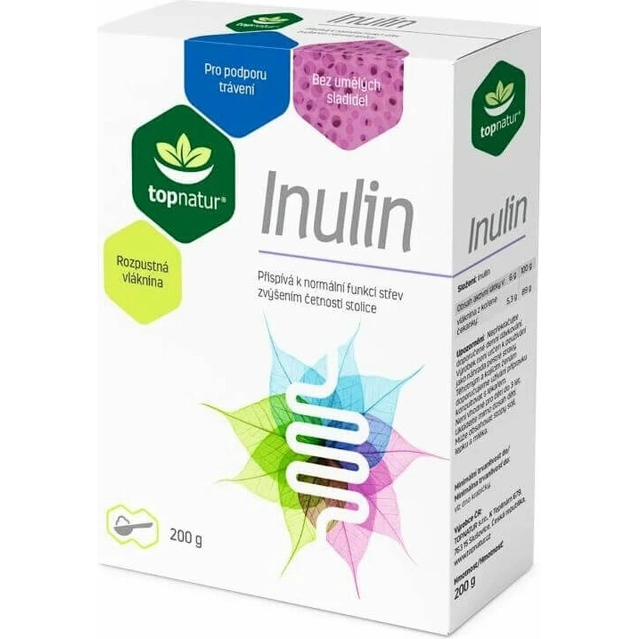 Topnatur INULIN порошок, растворимая клетчатка 1х200 г: цены и характеристики