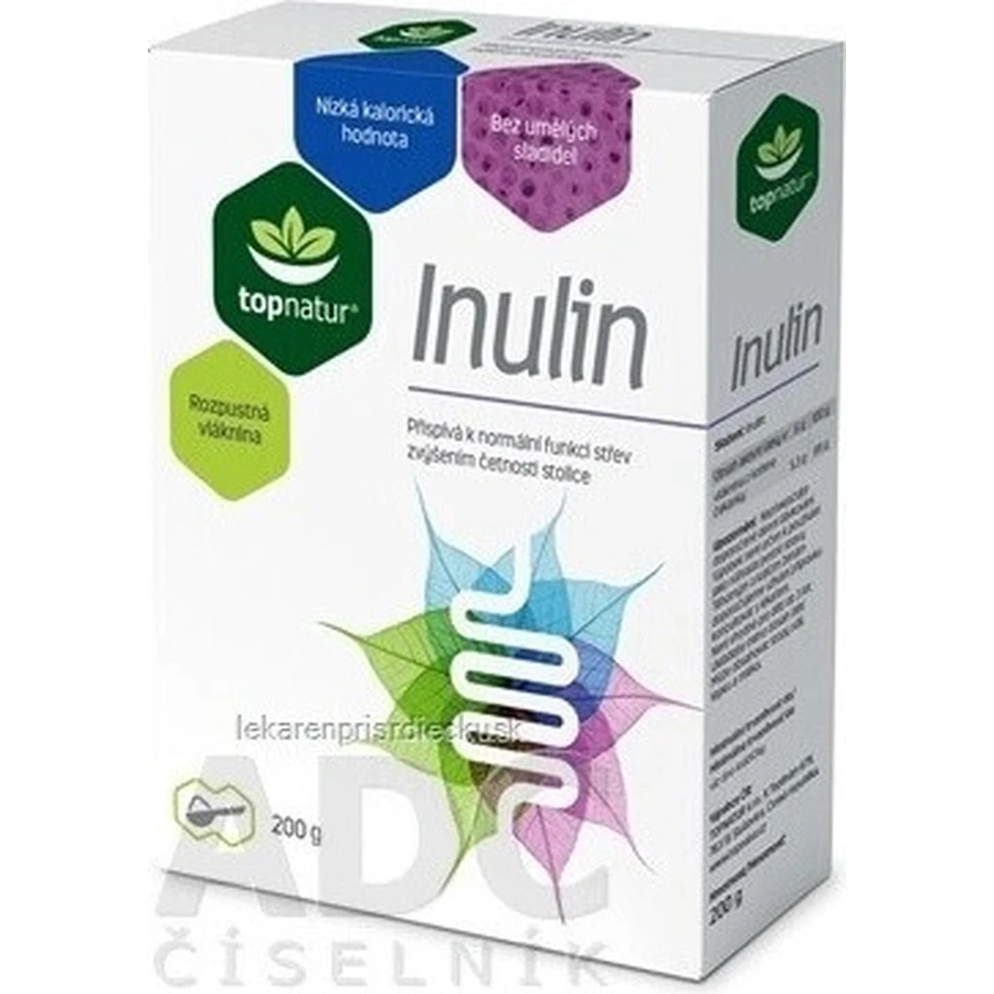 Topnatur INULIN порошок, растворимая клетчатка 1х200 г: цены и характеристики