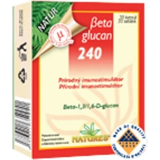 NATURES Betaglucan 240+ 1×30 cps, пищевая добавка