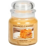 Village Candle Ароматична свічка у склі - Кленова олія - Кленовий сироп, середня 1×1 шт, ароматична свічка