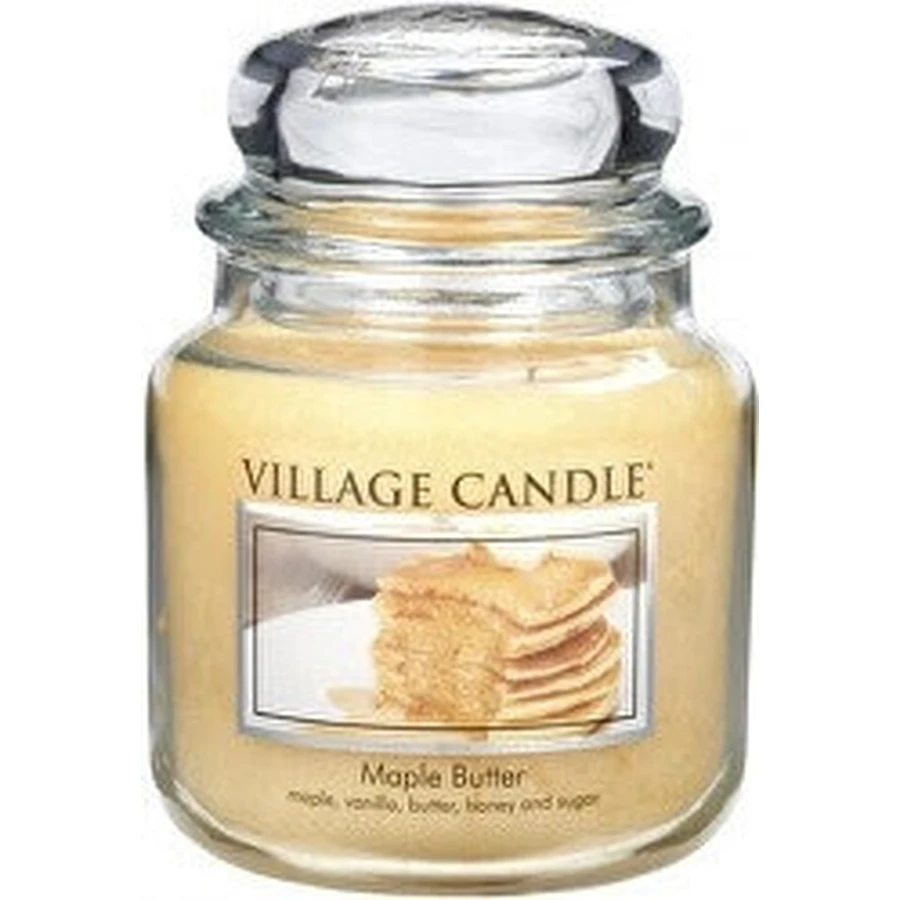 Village Candle Ароматична свічка у склі - Кленова олія - Кленовий сироп, середня 1×1 шт, ароматична свічка: ціни та характеристики