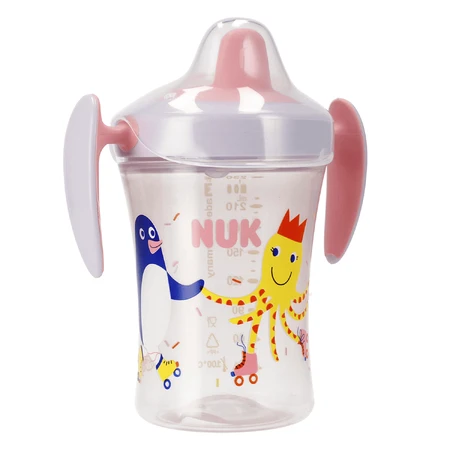 Соска-чашка NUK Evolution с микропеной, розовая, с 6 месяцев, 230 мл: цены и характеристики