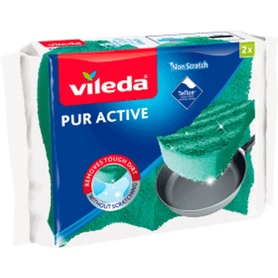 Тефлонова губка Vileda, 2 шт: ціни та характеристики