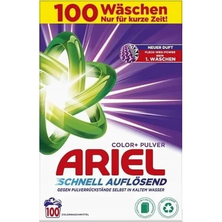 Пральний порошок Ariel 6 кг / 100PD Color+ 1×6 кг, пральний порошок: ціни та характеристики