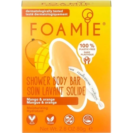 Foamie Solid Shower Care Tropic Like It's Hot With Mango and Orange 1×80 g, твердый гель для душа: цены и характеристики