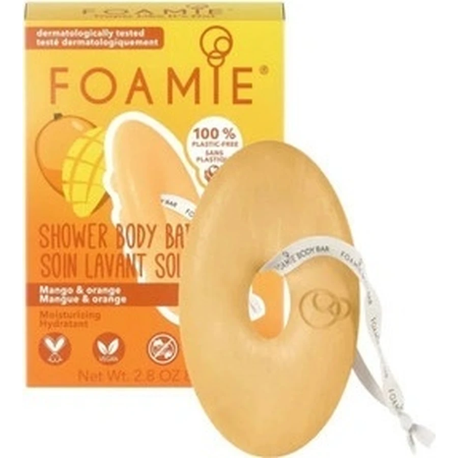 Foamie Solid Shower Care Tropic Like It's Hot With Mango and Orange 1×80 g, твердый гель для душа: цены и характеристики