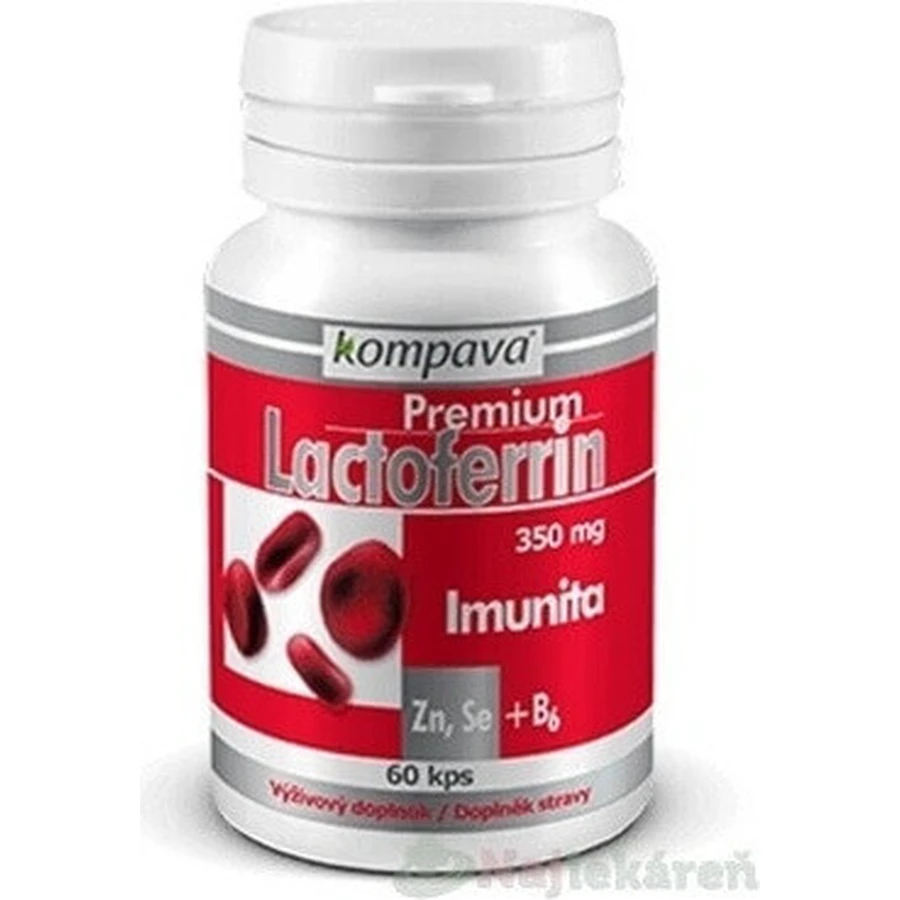 Compava Premium Lactoferrin 1×30 cps, пищевая добавка: цены и характеристики