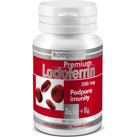 Compava Premium Lactoferrin 1×30 cps, пищевая добавка: цены и характеристики