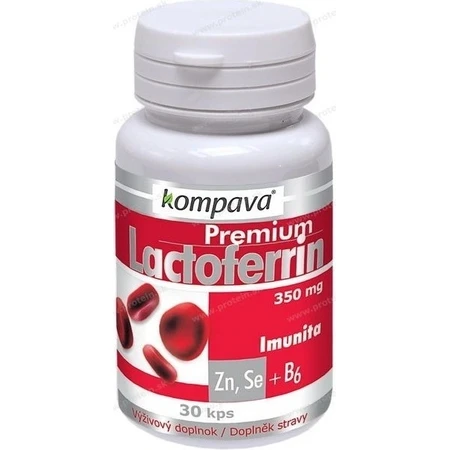 Compava Premium Lactoferrin 1×30 cps, пищевая добавка: цены и характеристики