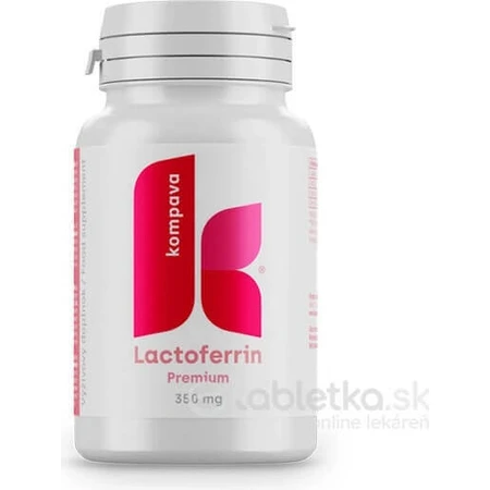Compava Premium Lactoferrin 1×30 cps, пищевая добавка: цены и характеристики