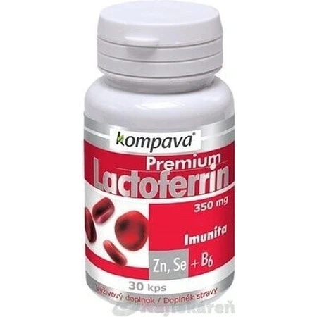 Compava Premium Lactoferrin 1×30 cps, пищевая добавка: цены и характеристики
