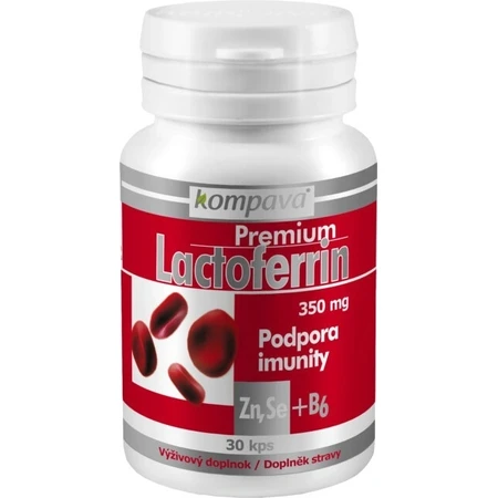 Compava Premium Lactoferrin 1×30 cps, пищевая добавка: цены и характеристики