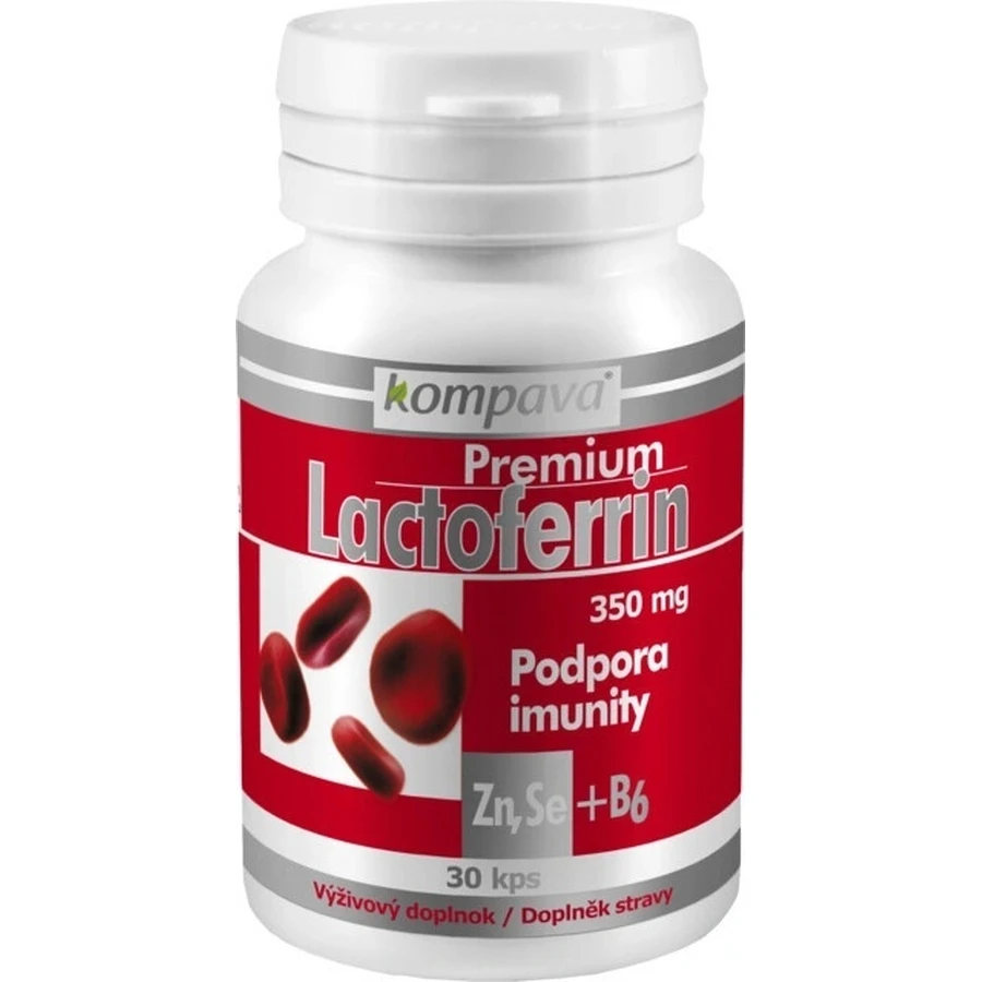 Compava Premium Lactoferrin 1×30 cps, пищевая добавка: цены и характеристики