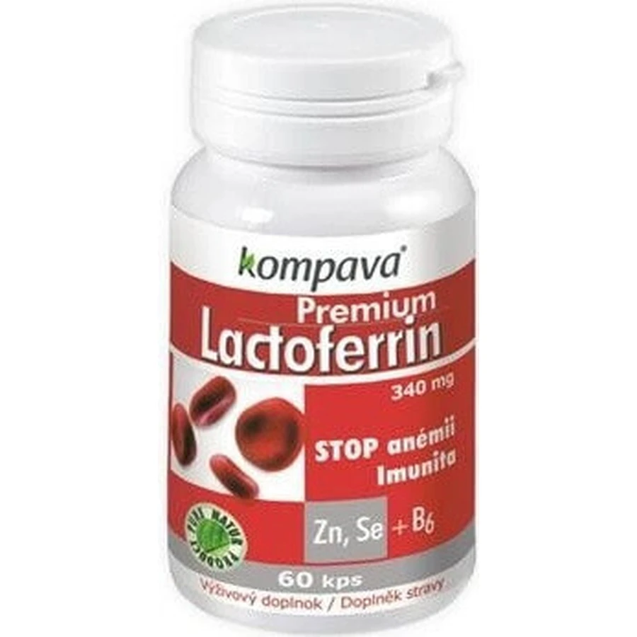 Compava Premium Lactoferrin 1×30 cps, пищевая добавка: цены и характеристики