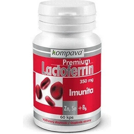 Compava Premium Lactoferrin 1×30 cps, пищевая добавка: цены и характеристики