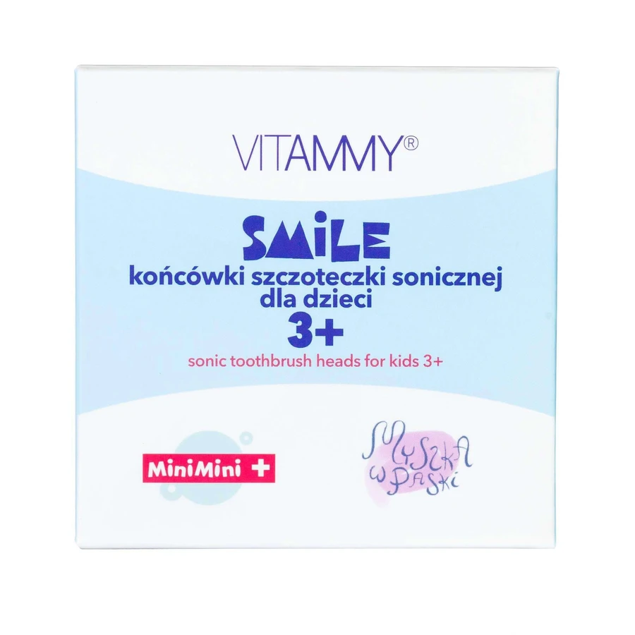 Vitammy Smile, звукові насадки для дитячих зубних щіток, MiniMini+, від 3 років, 4 штуки: ціни та характеристики
