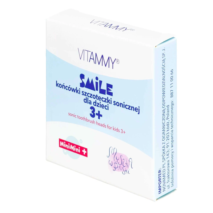 Vitammy Smile, звукові насадки для дитячих зубних щіток, MiniMini+, від 3 років, 4 штуки: ціни та характеристики