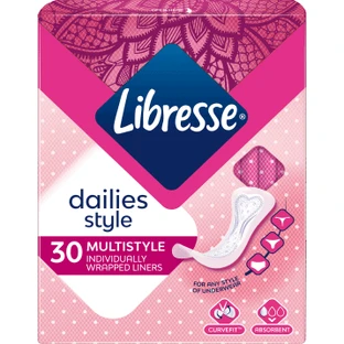 Libresse Daily Absorbent Multistyle, 30 шт.