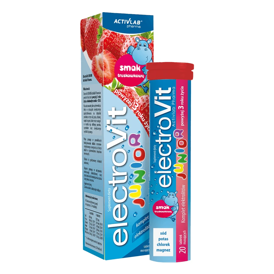 ElectroVit Junior, полуниця, 20 шипучих таблеток: ціни та характеристики