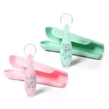 Силиконовая ложка разных цветов, 1 штука, Babyono
