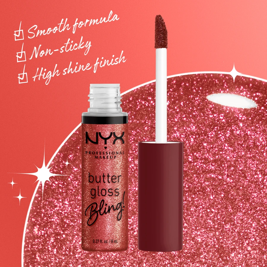 NYX Professional Makeup Butter Gloss блискучий блиск для губ 07 Big Spender: ціни та характеристики