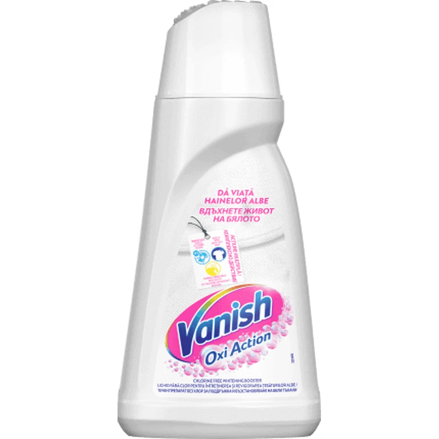 Плямовивідник для білих плям Vanish Oxi Action, 1 л: ціни та характеристики