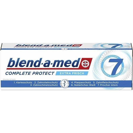 Blend-a-med Complete Protect 7 Extra Fresh зубная паста 75 мл 1×75 мл, зубная паста: цены и характеристики