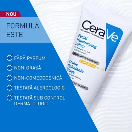 Зволожуючий крем для обличчя SPF 30, 52 мл, CeraVe: ціни та характеристики