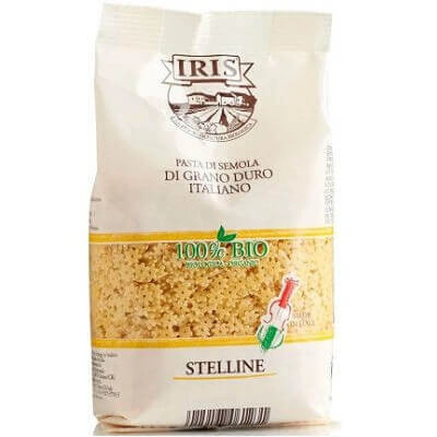 Органические макароны из твердых сортов пшеницы Stelline, 250 г, Iris Organic: цены и характеристики