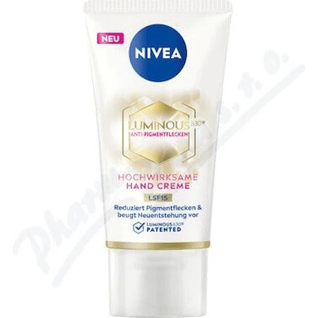 Крем для рук Nivea Luminous Anti-Pigment Hand Cream 1×50 мл, крем для рук: ціни та характеристики