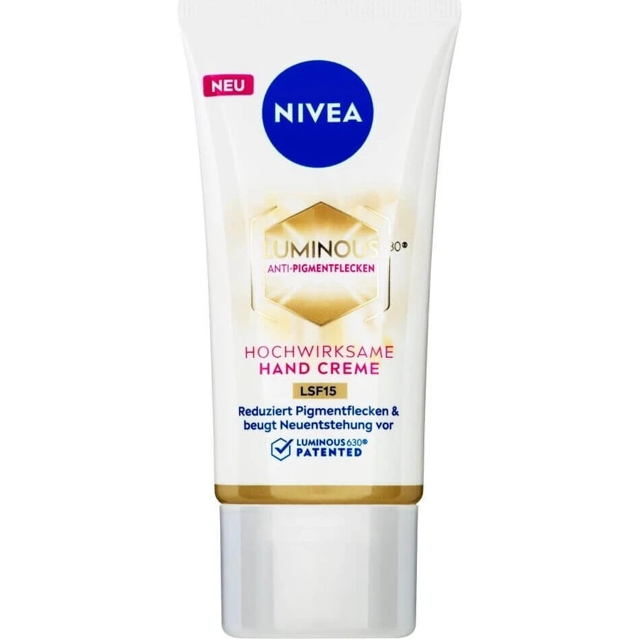 Крем для рук Nivea Luminous Anti-Pigment Hand Cream 1×50 мл, крем для рук: ціни та характеристики