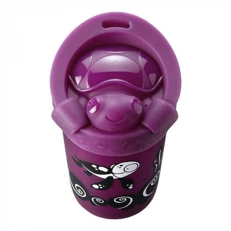 Фіолетова чашка з кришкою-черепашкою No Knock Large, 18 місяців+, 300 мл, Tommee Tippee: ціни та характеристики