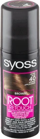 Syoss Root Retoucher Спрей для тимчасового фарбування коричневих коренів, 120 мл