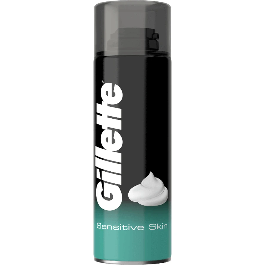 Gillette Пена для бритья для чувствительной кожи 200 мл: цены и характеристики