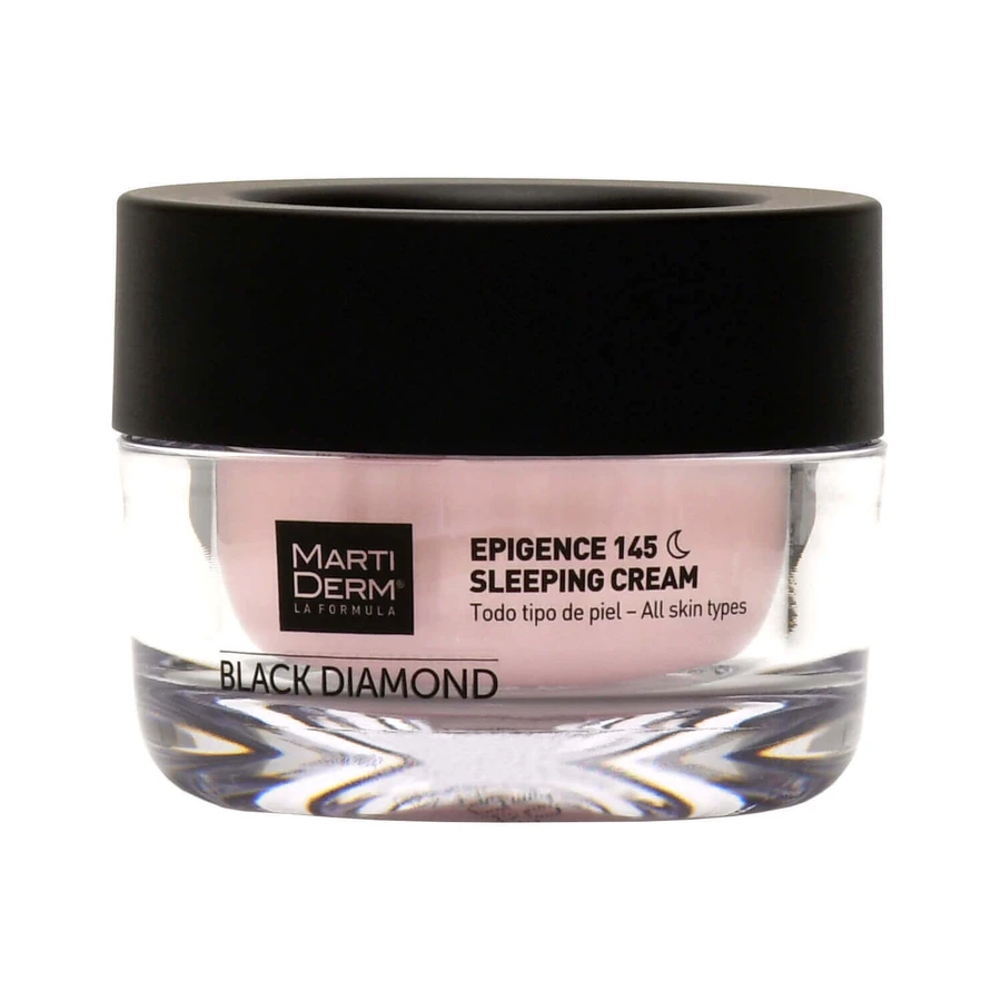 MartiDerm Black Diamond Epigence 145 Sleeping Cream, нічний крем, 50 мл + Platinum Night Renew, нічний бустер, 2 мл х 5 ампул, набір у подарунок: ціни та характеристики
