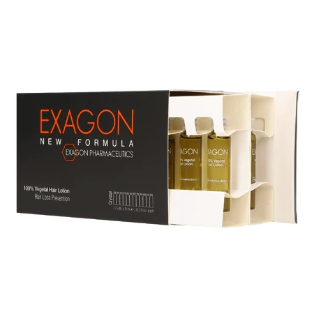 Сыворотка для волос Exagon New Formula против выпадения, ампулы, 12 шт. по 9 мл: цены и характеристики