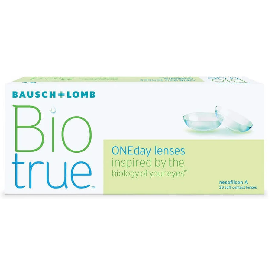 Одноденні лінзи Biotrue OneDay, -01.50, 30 штук, Bausch Lomb: ціни та характеристики