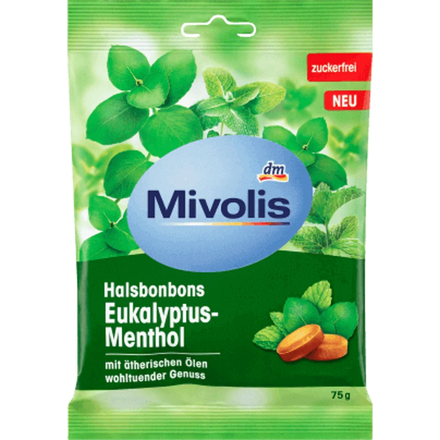 Леденцы Mivolis Эвкалипт, 75 г: цены и характеристики