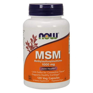 Now Foods MSM 1000 мг, 120 капсул