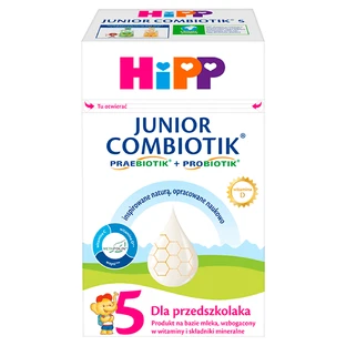Сухая молочная смесь Hipp 5 Junior Combiotik для детей дошкольного возраста, 550 г
