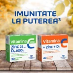 Витамин C 1000 мг + Zn 25 мг + D3 4000UI Fiterman Vitamina C 1000 mg + Zn 25 mg + D3 4000UI, 30 таблеток: цены и характеристики