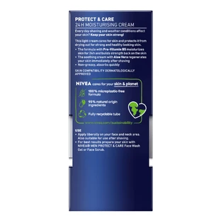 Nivea Men Protect amp; Care Зволожуючий крем для обличчя 75мл