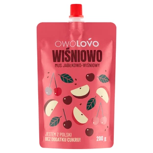 Owolovo Виноградно-яблочный мусс в тюбике, 200 г