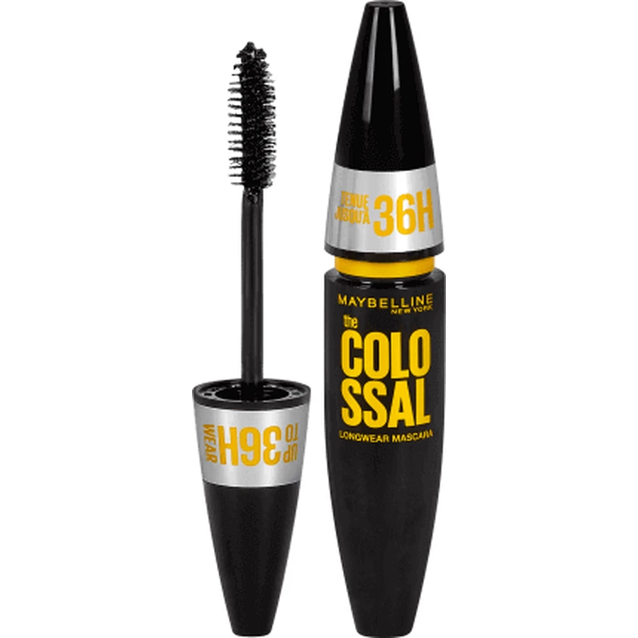 Maybelline New York The Colossal 36H Waterproof Mascara 01 Black, 10 мл: цены и характеристики