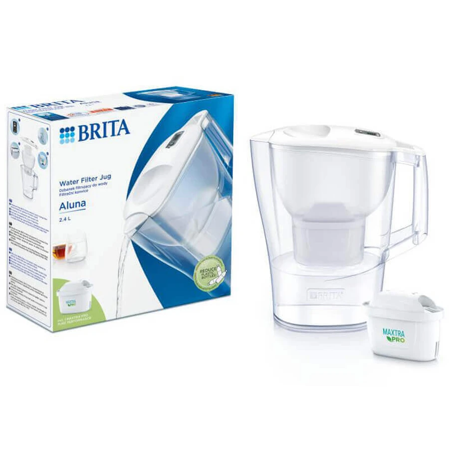 Brita Aluna, кувшин 2,4 л, белый + фильтр Maxtra Pro Pure Performance, 1 шт.: цены и характеристики