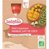 Babybio doypack киви, манго, кокосовое молоко 4 x 90 г
