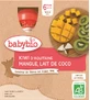 Babybio doypack ківі, манго, кокосове молоко 4 х 90 г