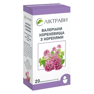 Валеріани Кореневища з оренями 1.5 г фільтр-пакет №20